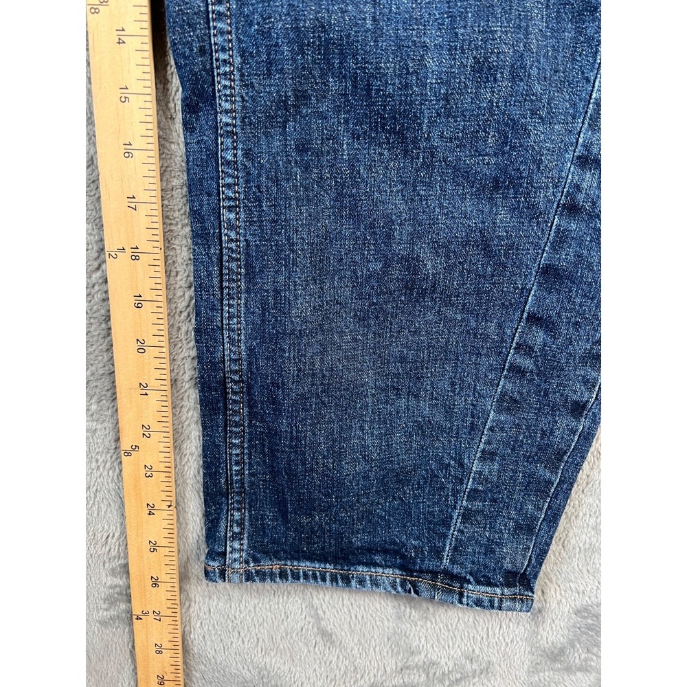 Old Navy High Rise Barrel Leg Jeans Womens 10 30x26 Blue Denim Wide leg - Picture 4 of 11